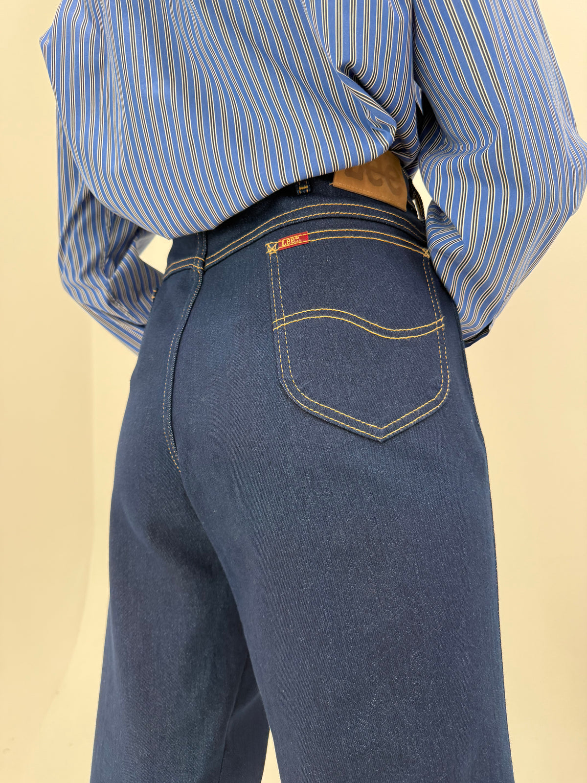 Jeans vintage indigo wash din denim raw old vintage premium modelator gros