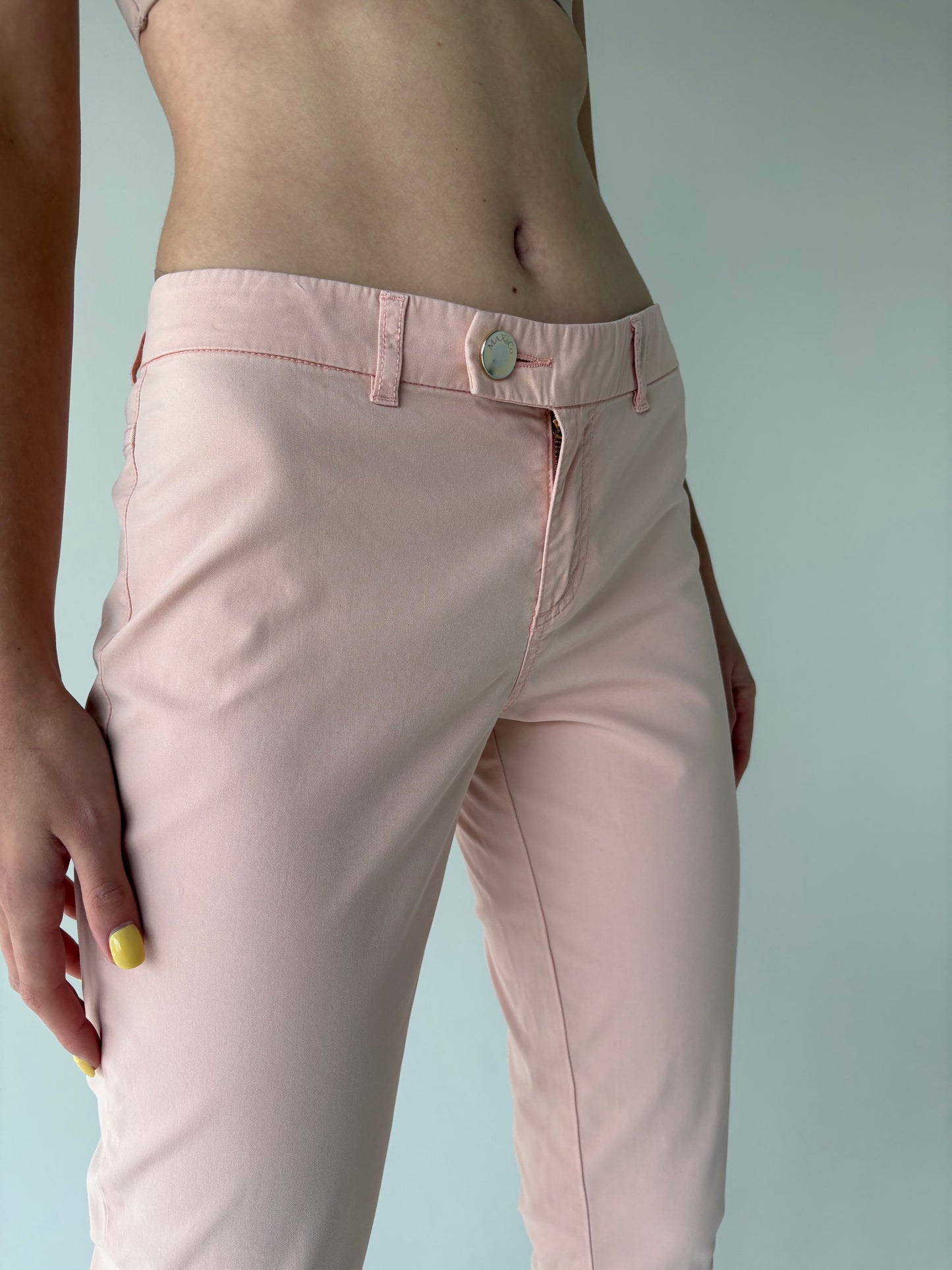 Pantaloni Chinos Max&Co by Max Mara powder pink
