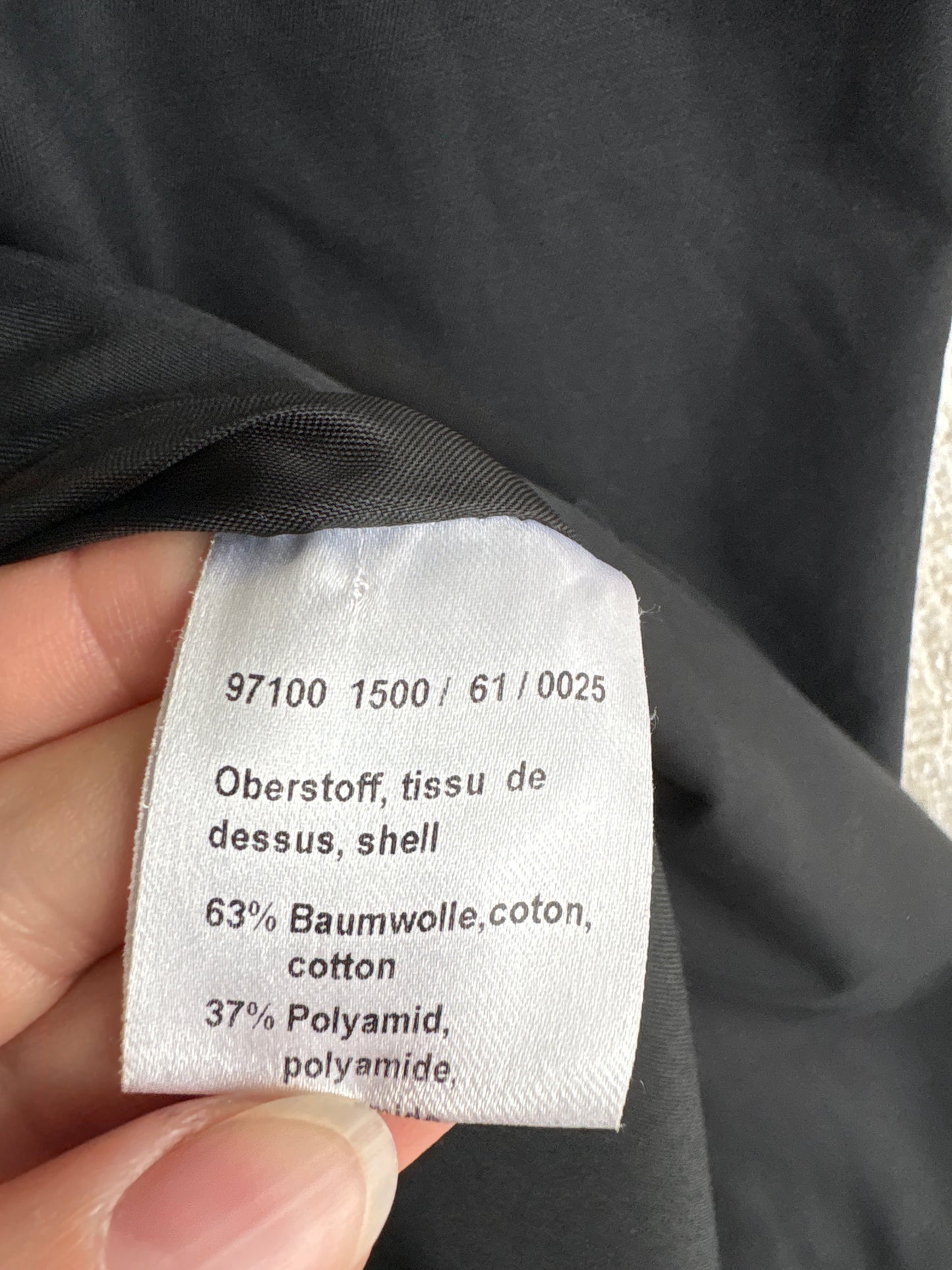 Trench negru luxury Madeleine impermeabil ușor texturat și texturat