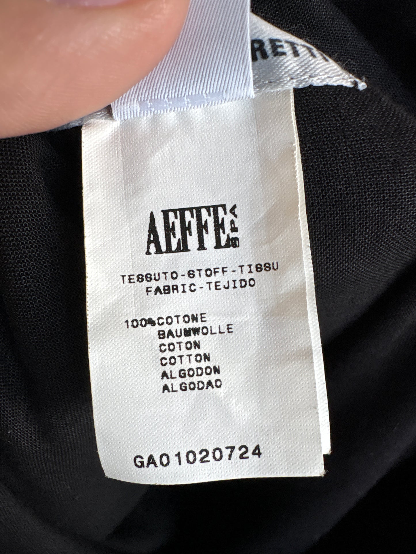 Fustă maxi neagră luxury Alberta Feretti din cea mai fină panzica decât bumbac
