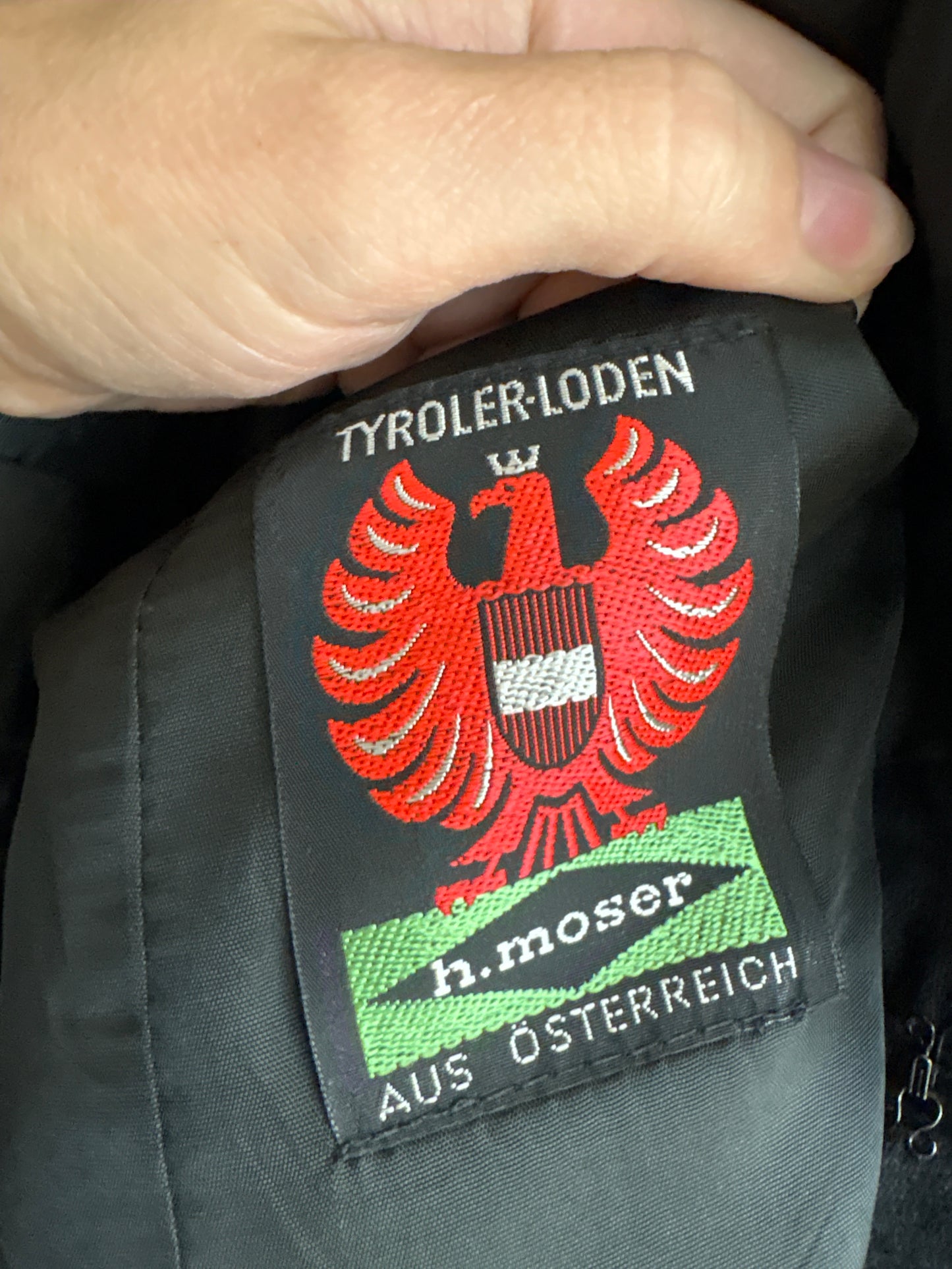 Sacou vintage negru cambrat de la zi la seară din lana extrafina