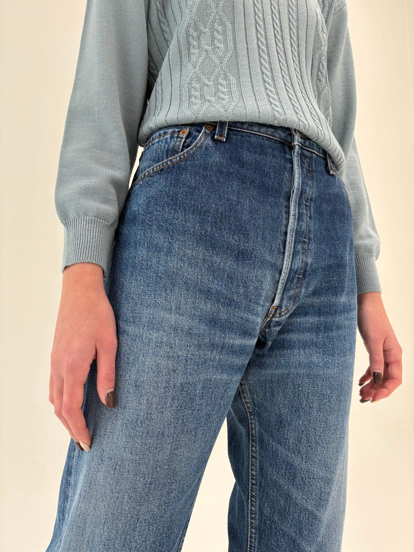 Jeans vintage Levi’s tall model 501 classic wash