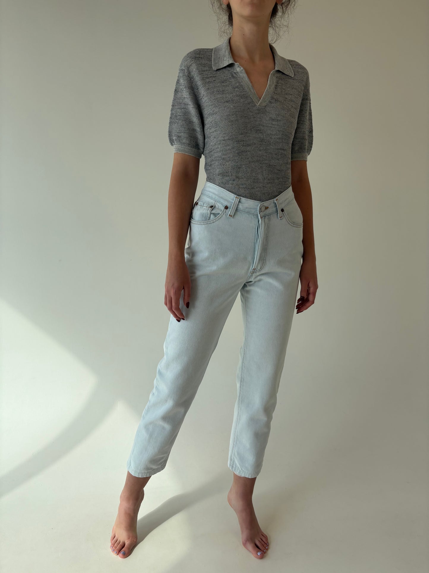 Jeans old vintage Levi’s 501 de colecție din anii 80