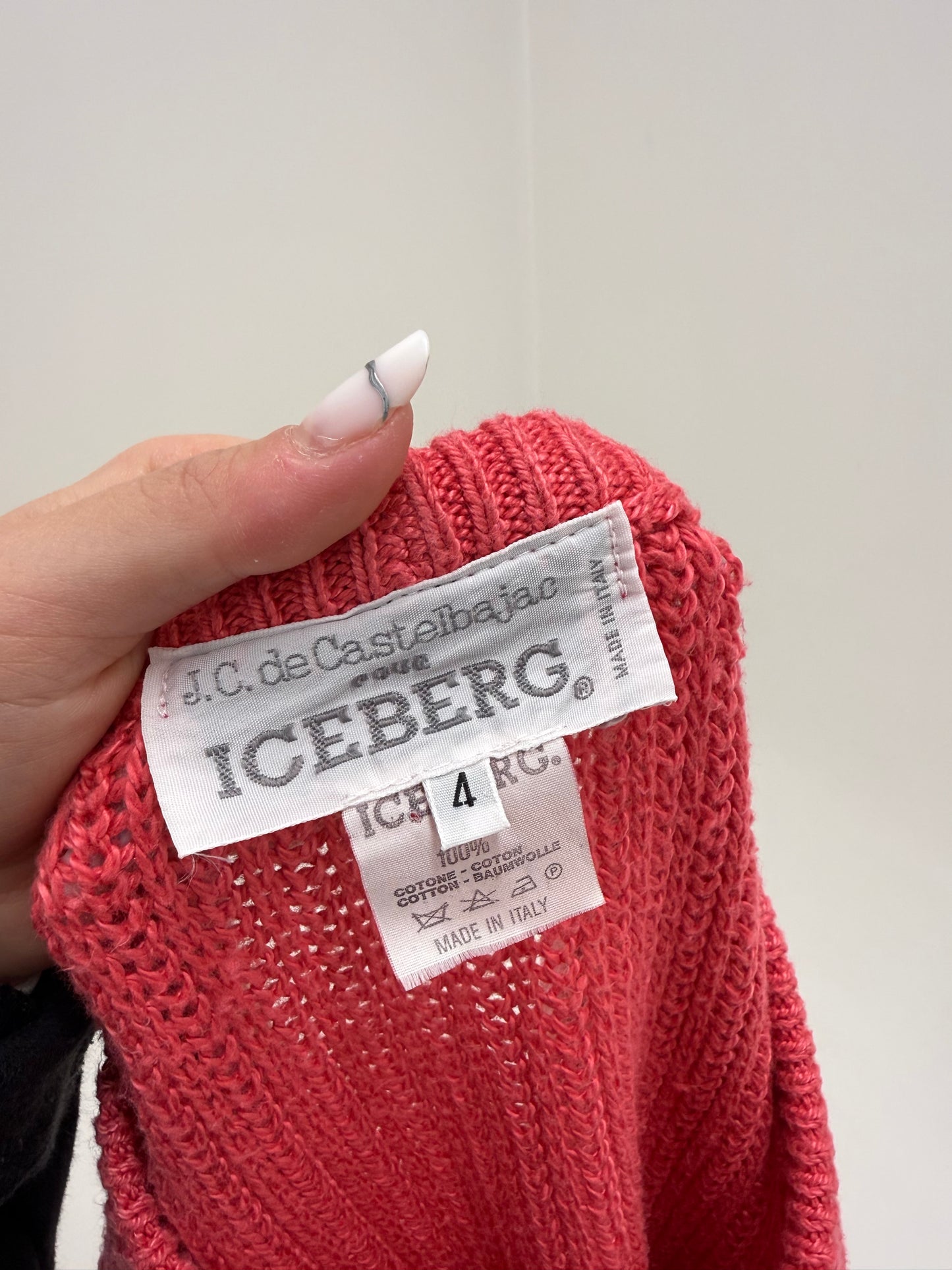 Pulover luxury vintage Iceberg din perioada Castelbajac - produs de colecție