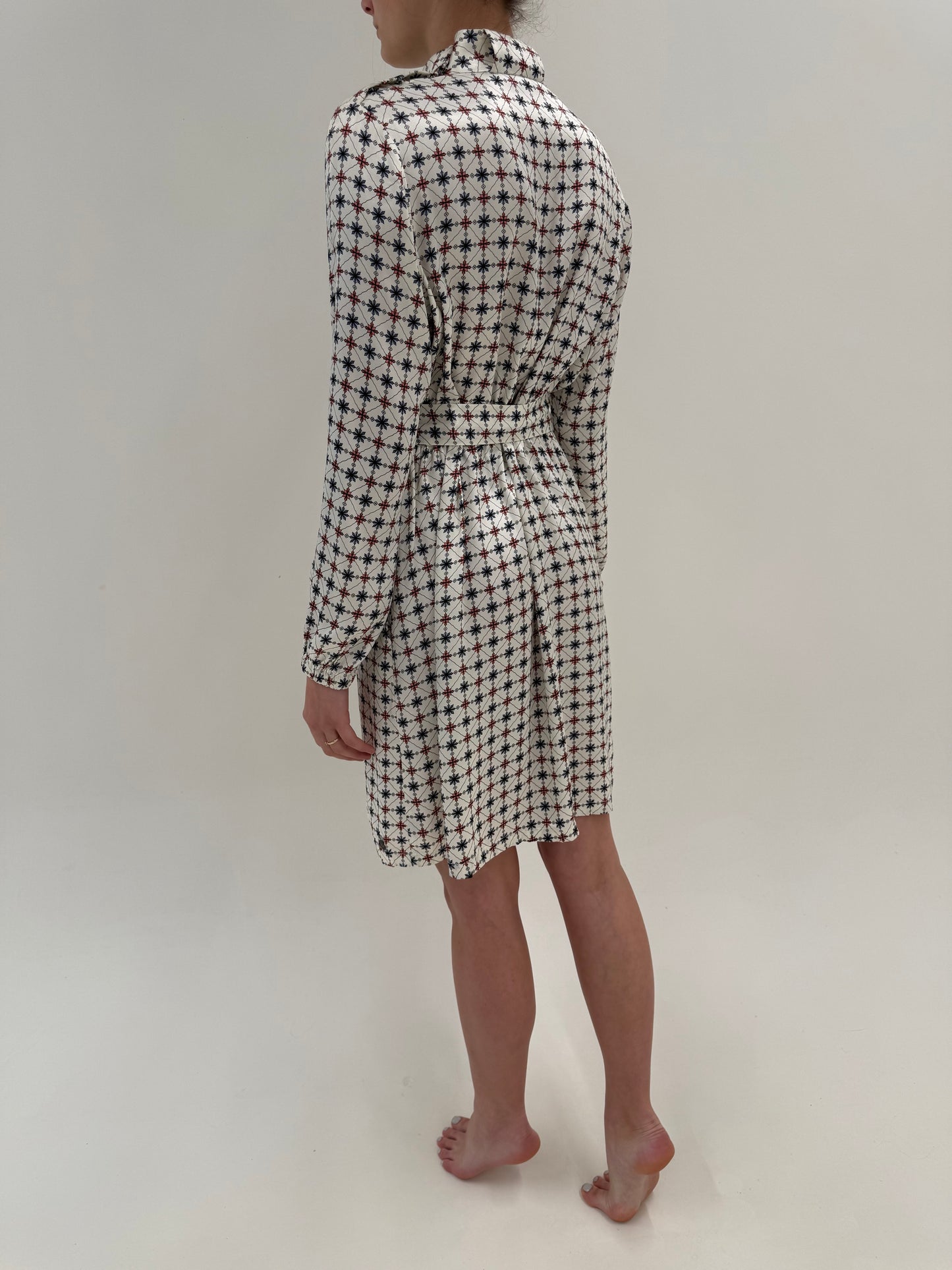 Robe chemise de brand premium nordic cu cordon și buzunare