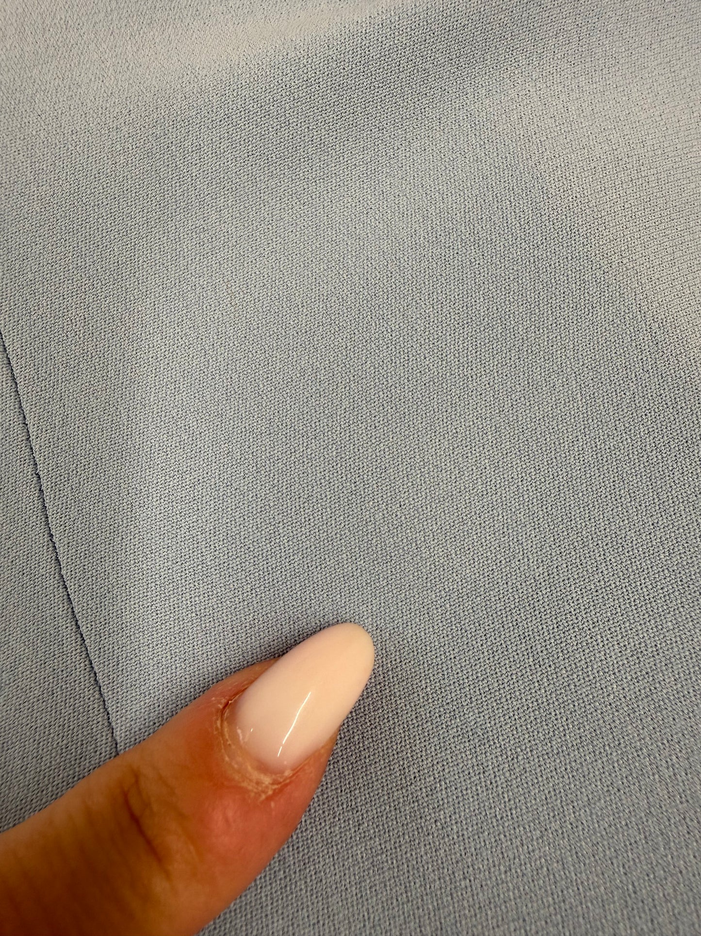 Rochie Moschino baby blue în croi petrecut și fundițe la spate