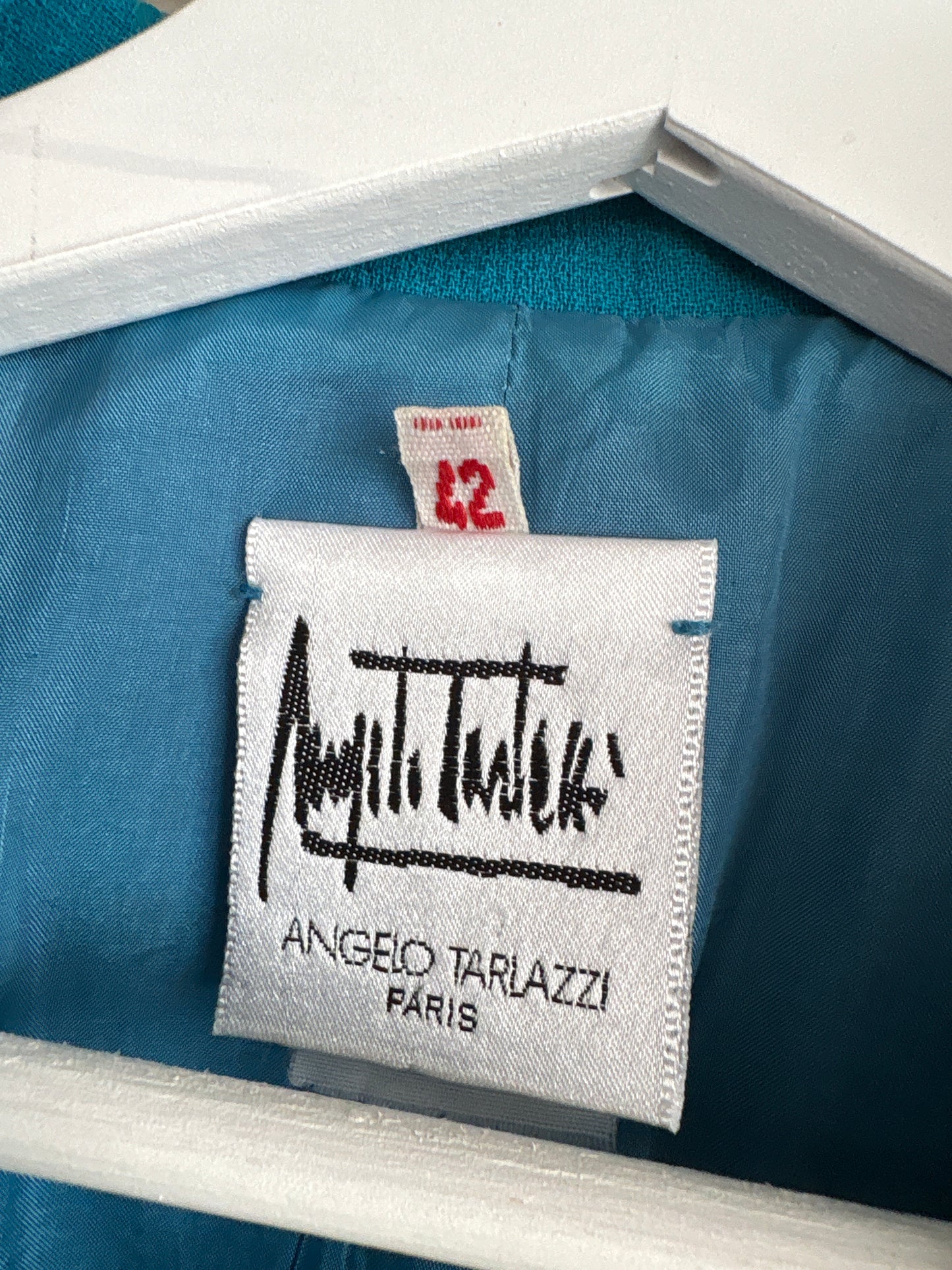 Costum vintage italian din lana worsted excepțională cu sacou cambrat