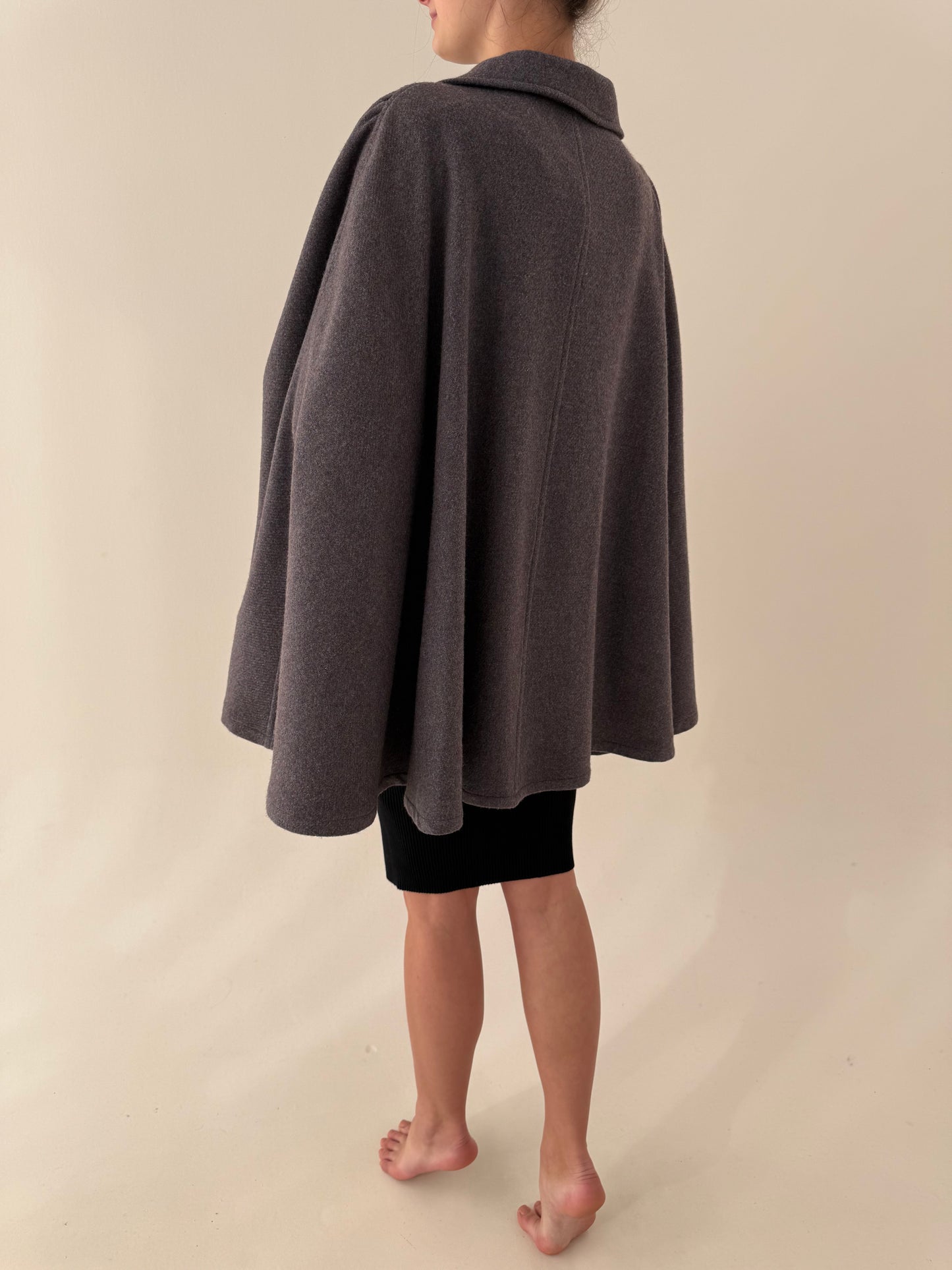 Capa vintage dusty lavender din lan extrafina