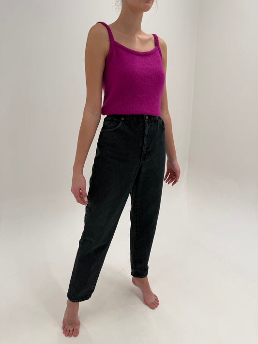 Jeans vintage Valentino dark wash tall mom fit