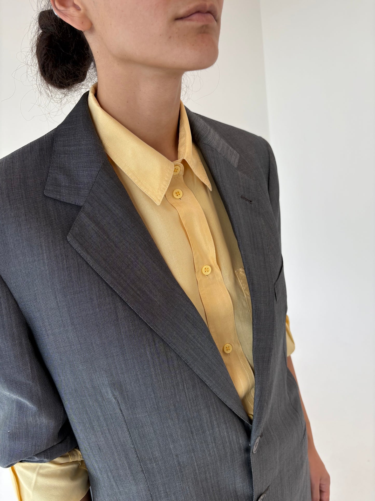 Sacou ultra luxury Loro Piana din lana extrafina tasmaniana super 120’s