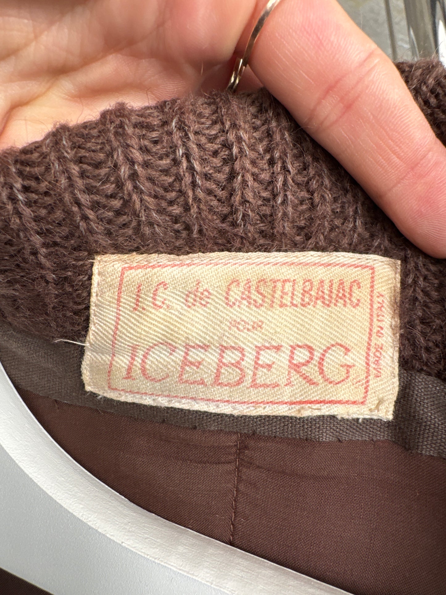 Jacheta luxury old vintage de colecție J. C. De Castelbajac for Iceberg anii 70 târzii