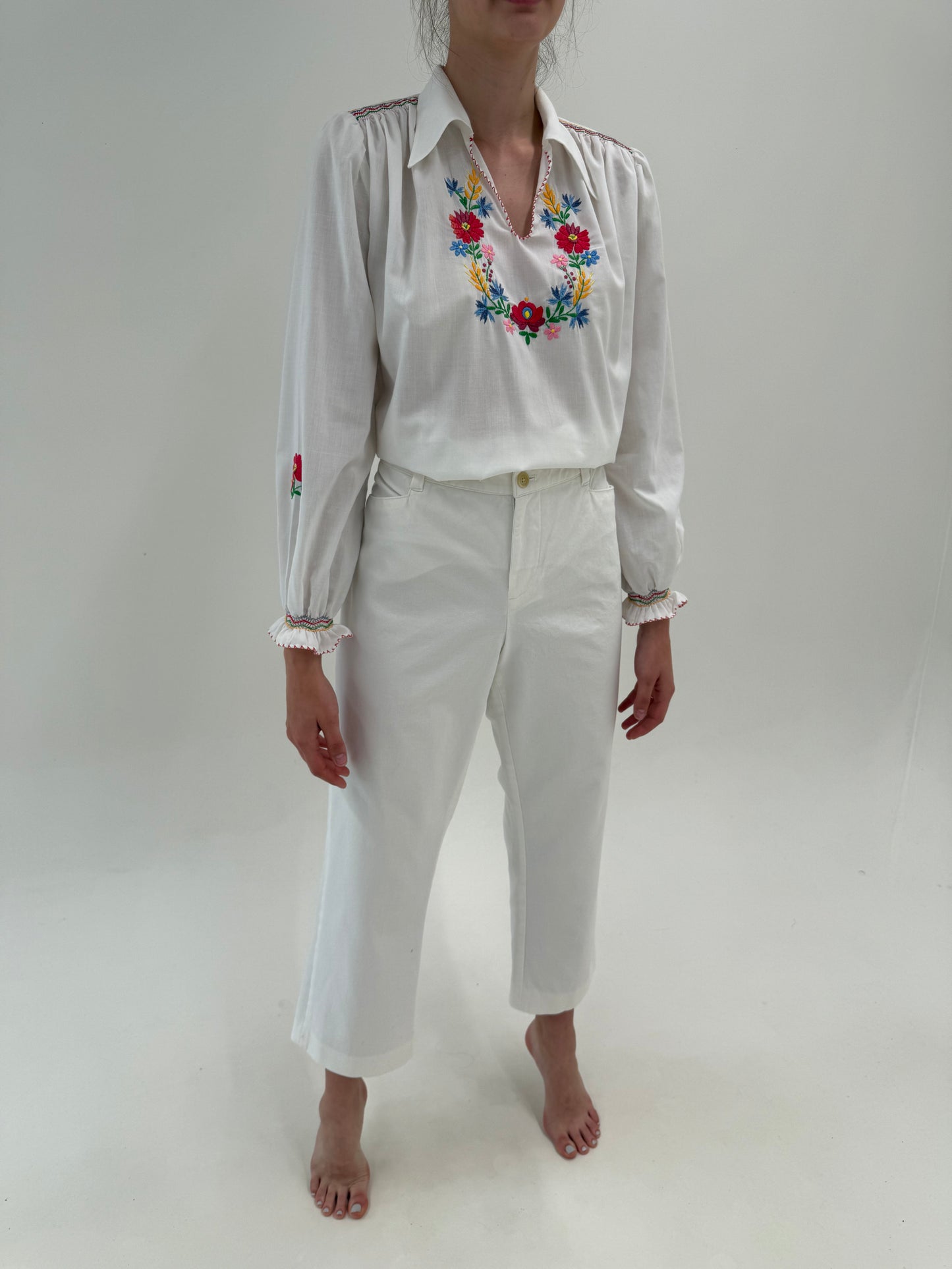Pantaloni ultra confort Ralph Lauren butter white
