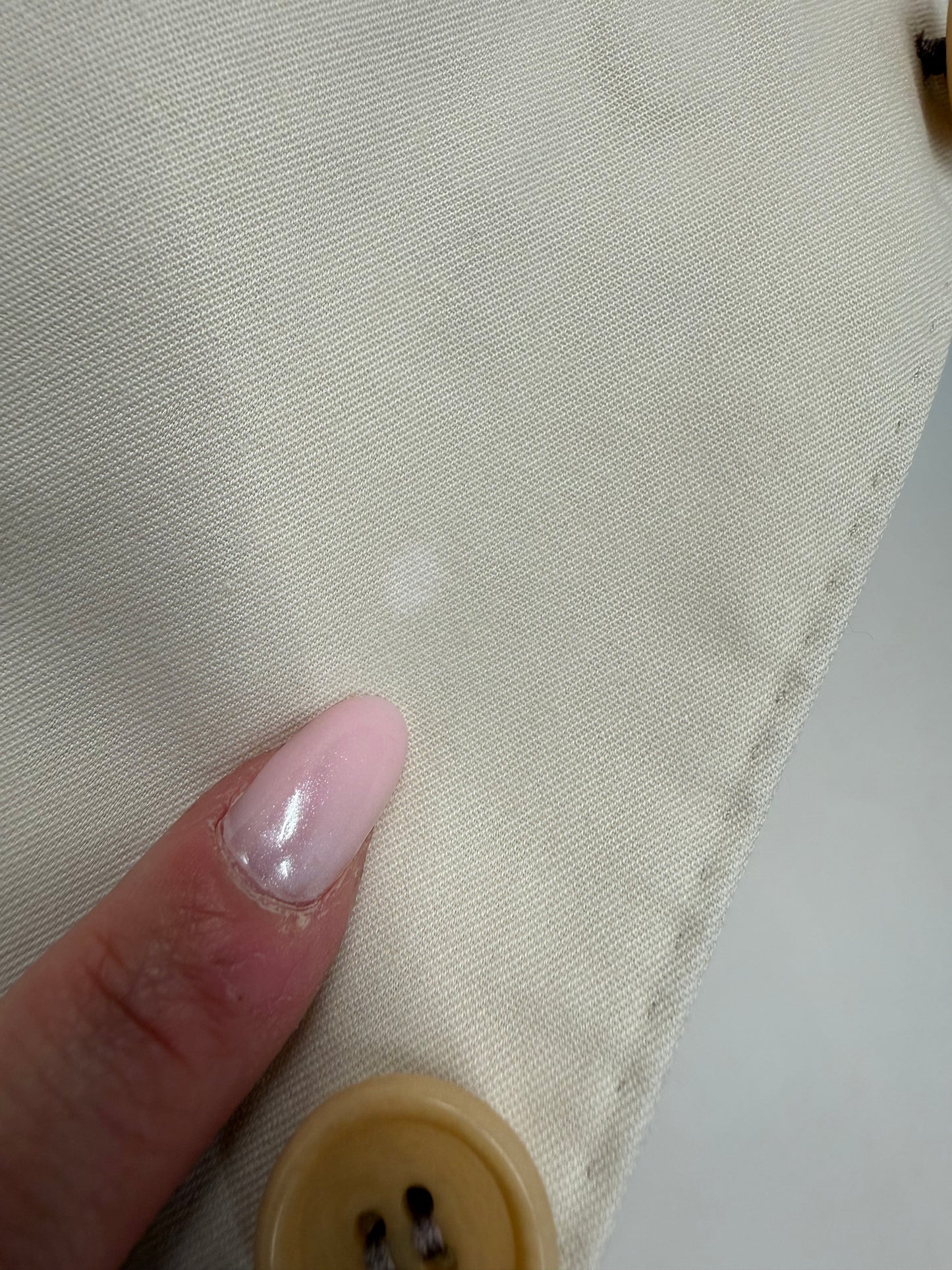 Costum luxury Canali în croi super actual off white din bumbac