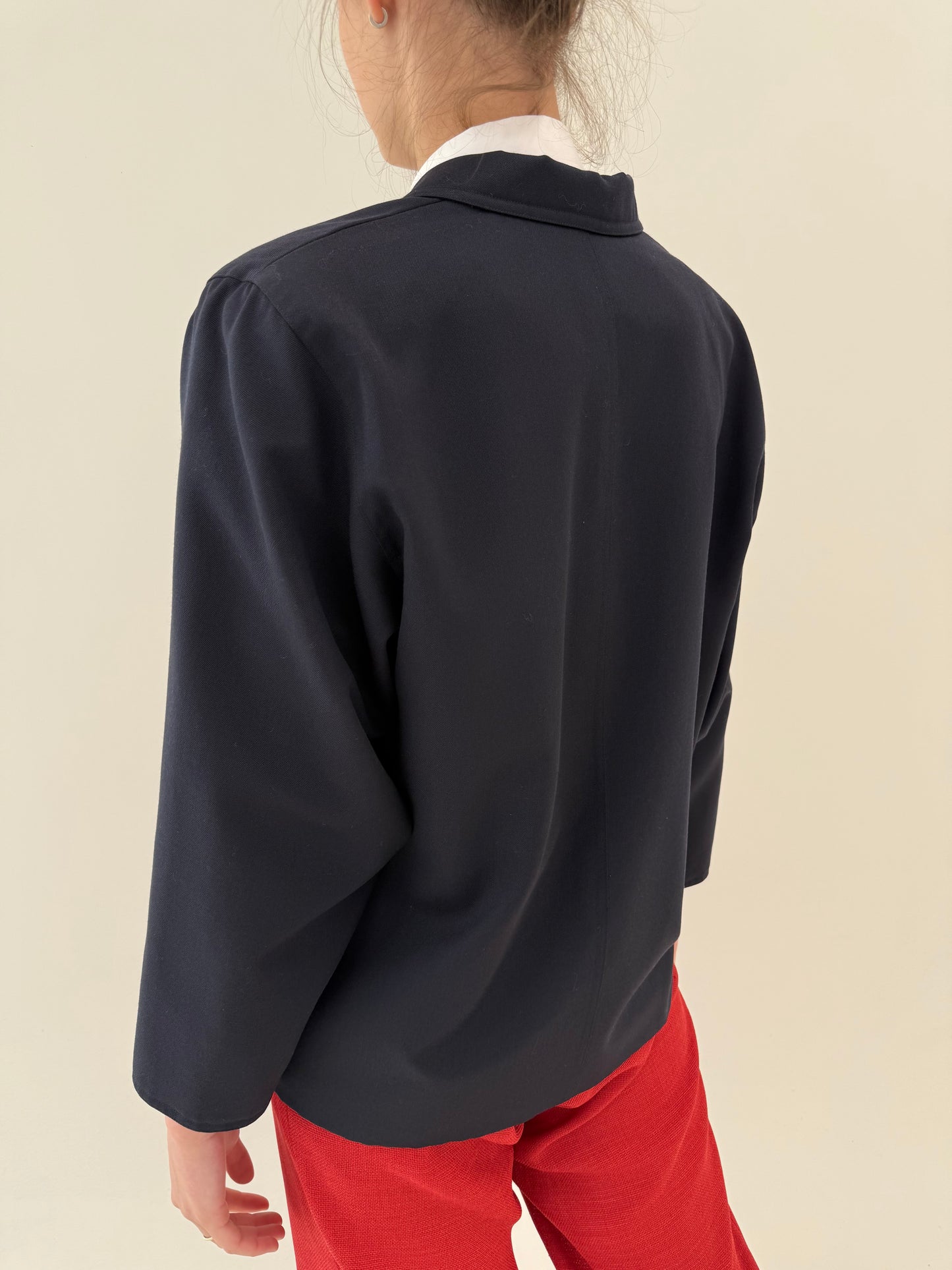 Sacou Marella by Max Mara vintage în croi retro modern cu mânecă fluture