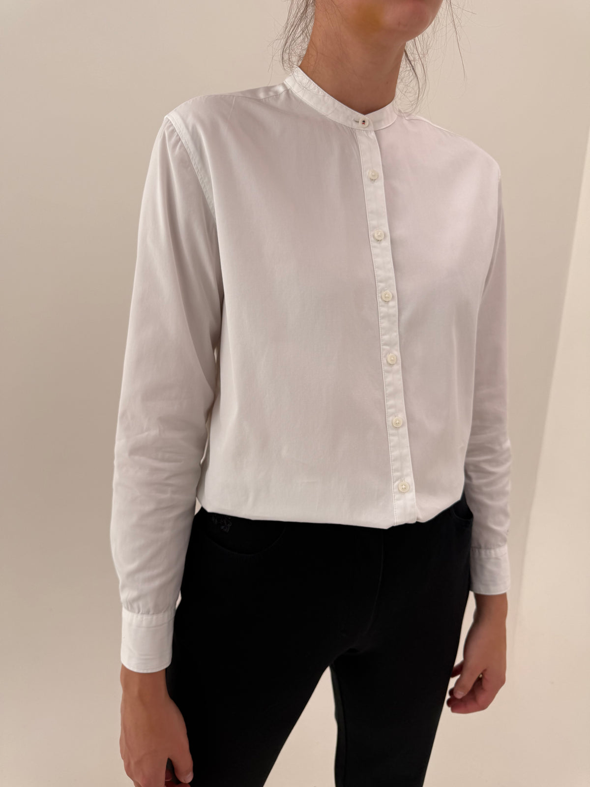 Cămașa Tommy Hilfiger din poplin de bumbac excepțional în croi lejer