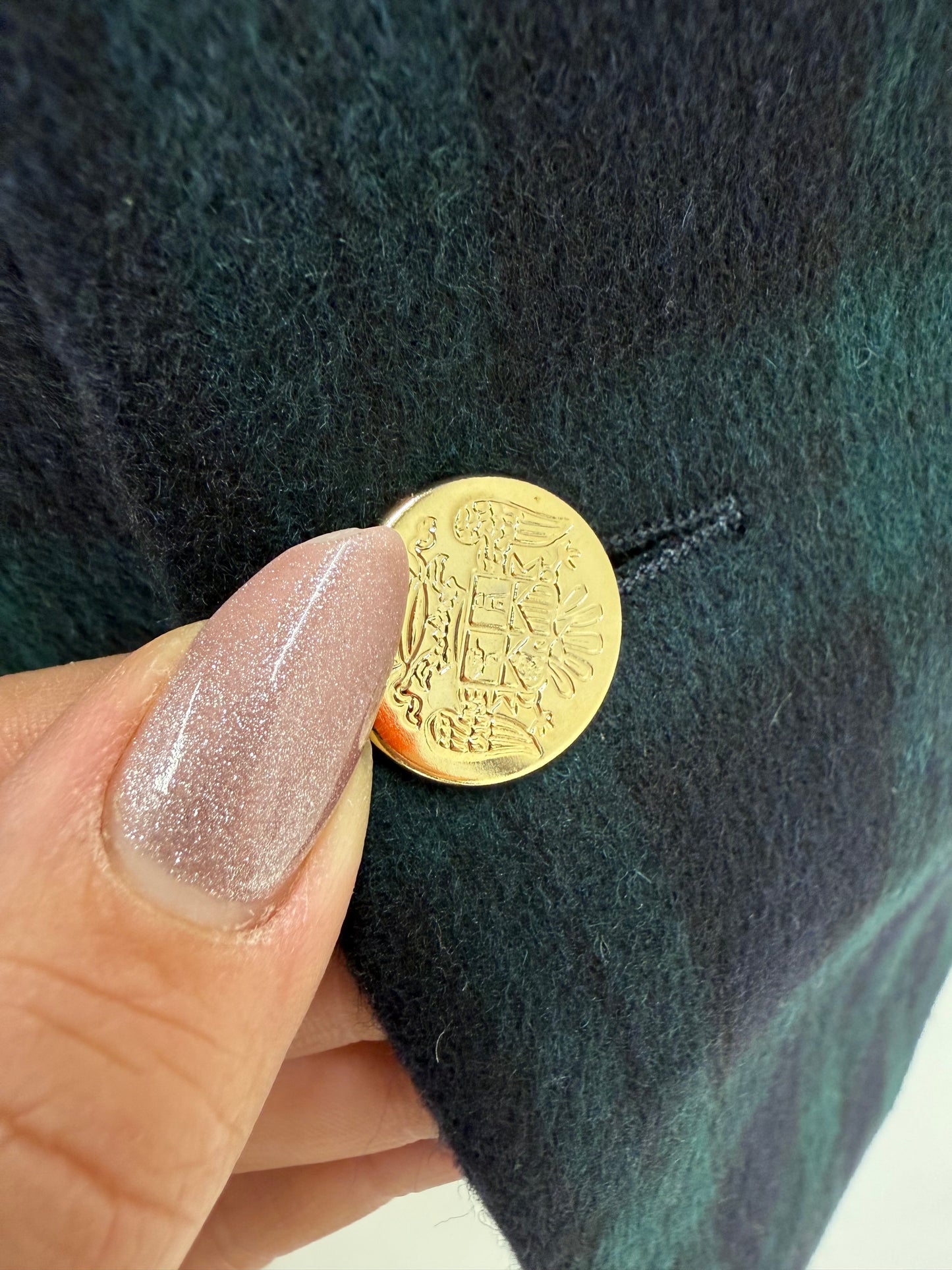 Sacou Yves Saint Laurent din tweed gros extrafin de lana cu cașmir