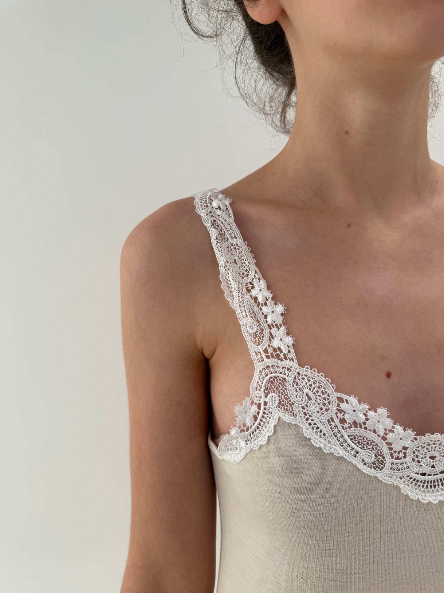 Maieu high end italian din mătase naturală și lana extrafina cambrat