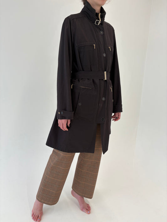 Trench de brand luxury plus size Marina Rinaldi cu dublură de iarnă detașabilă