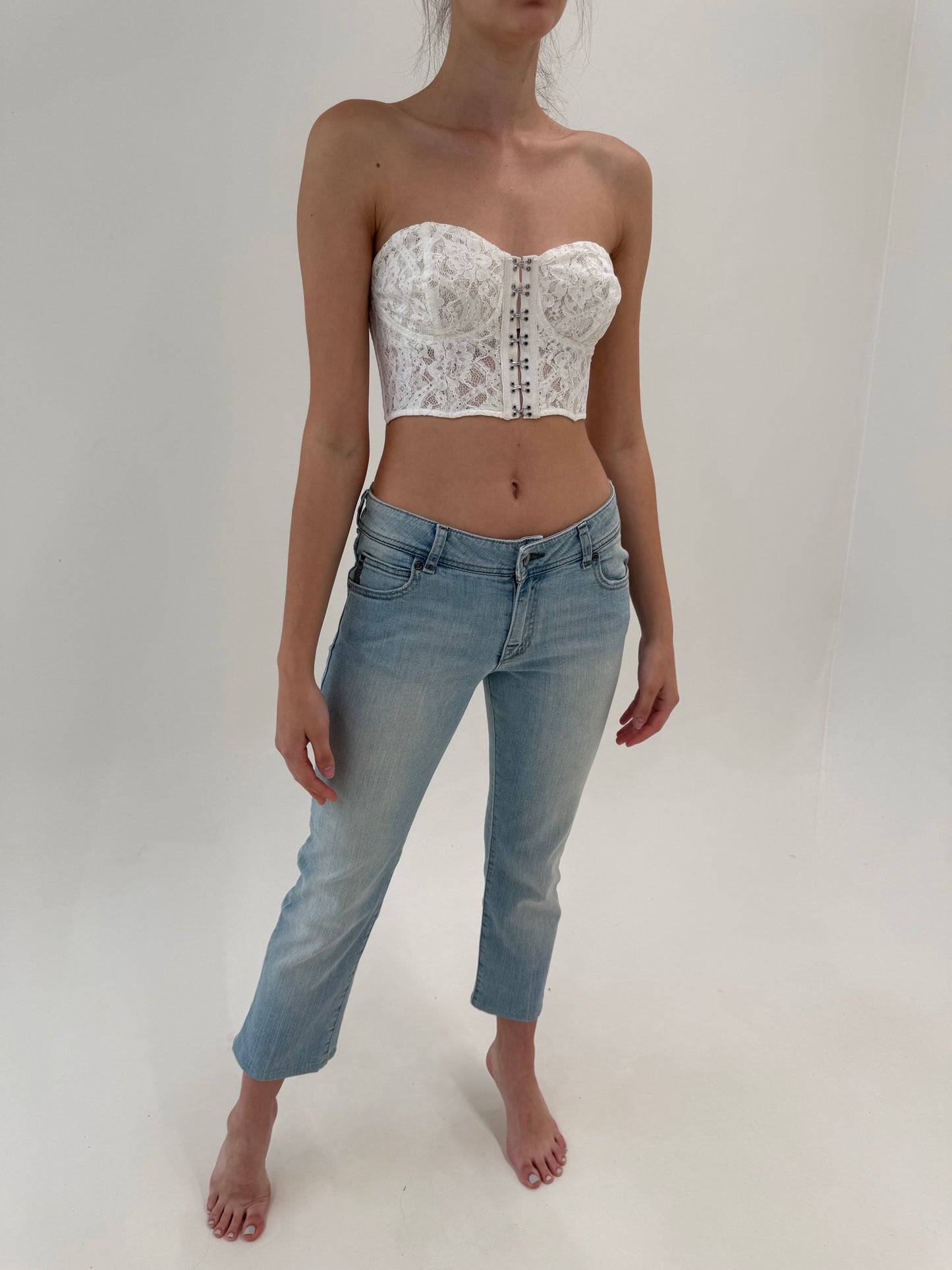 Jeans Armani de vară ultra cu fier modelatori petite