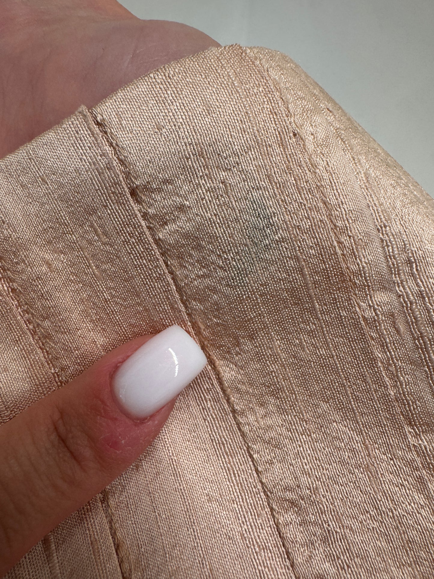 Sacou tip corsaj din mătase naturală dupioni dusty powder pink cu pliseuri