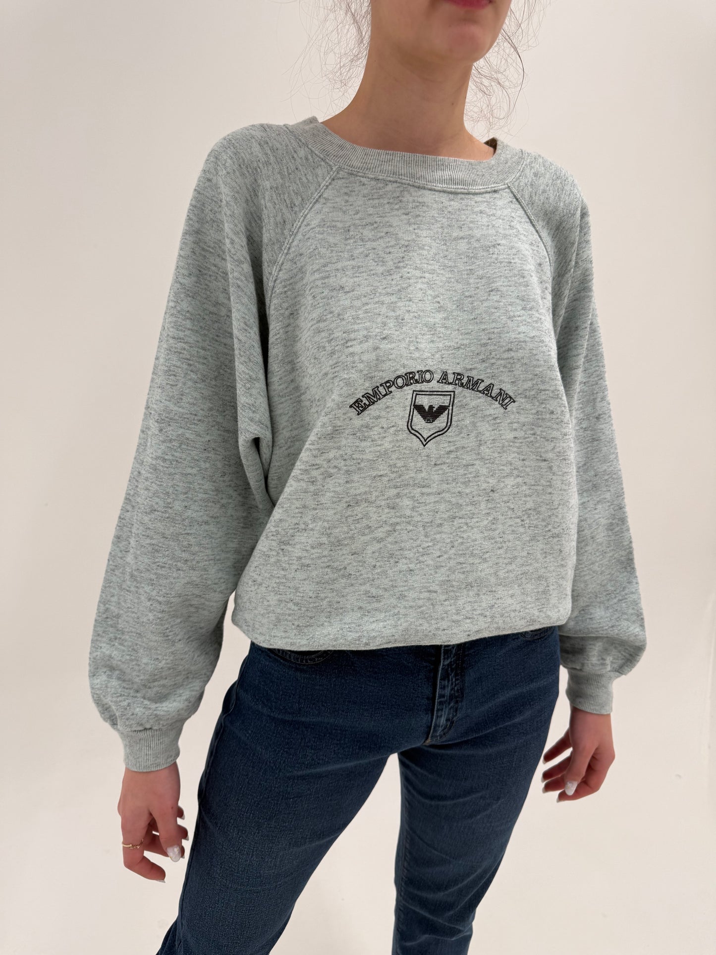 Bluză vintage Armani casual în croi lejer