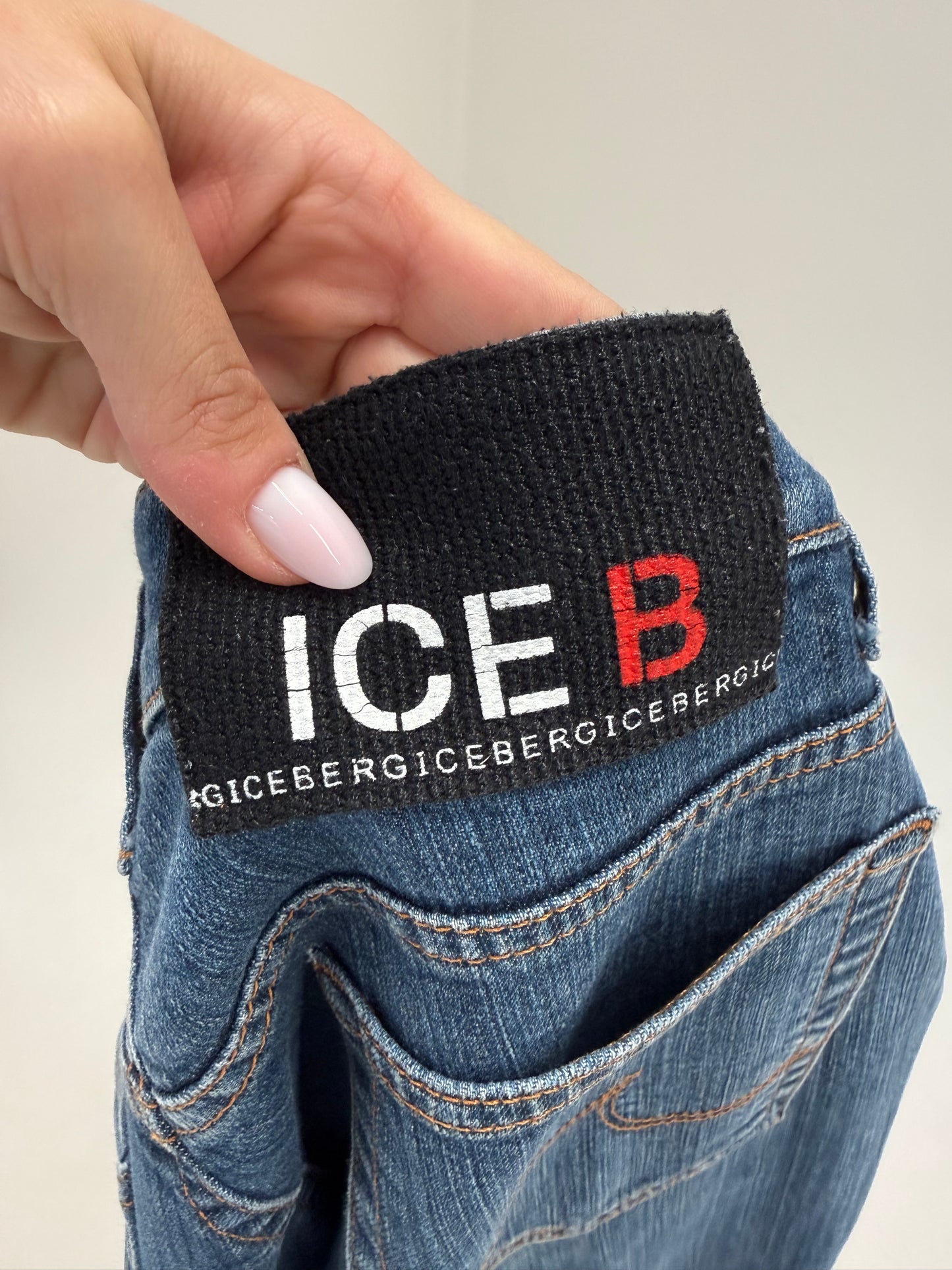 Jeans bootcut luxury Iceberg classic darker wash ultra confort modelatori
