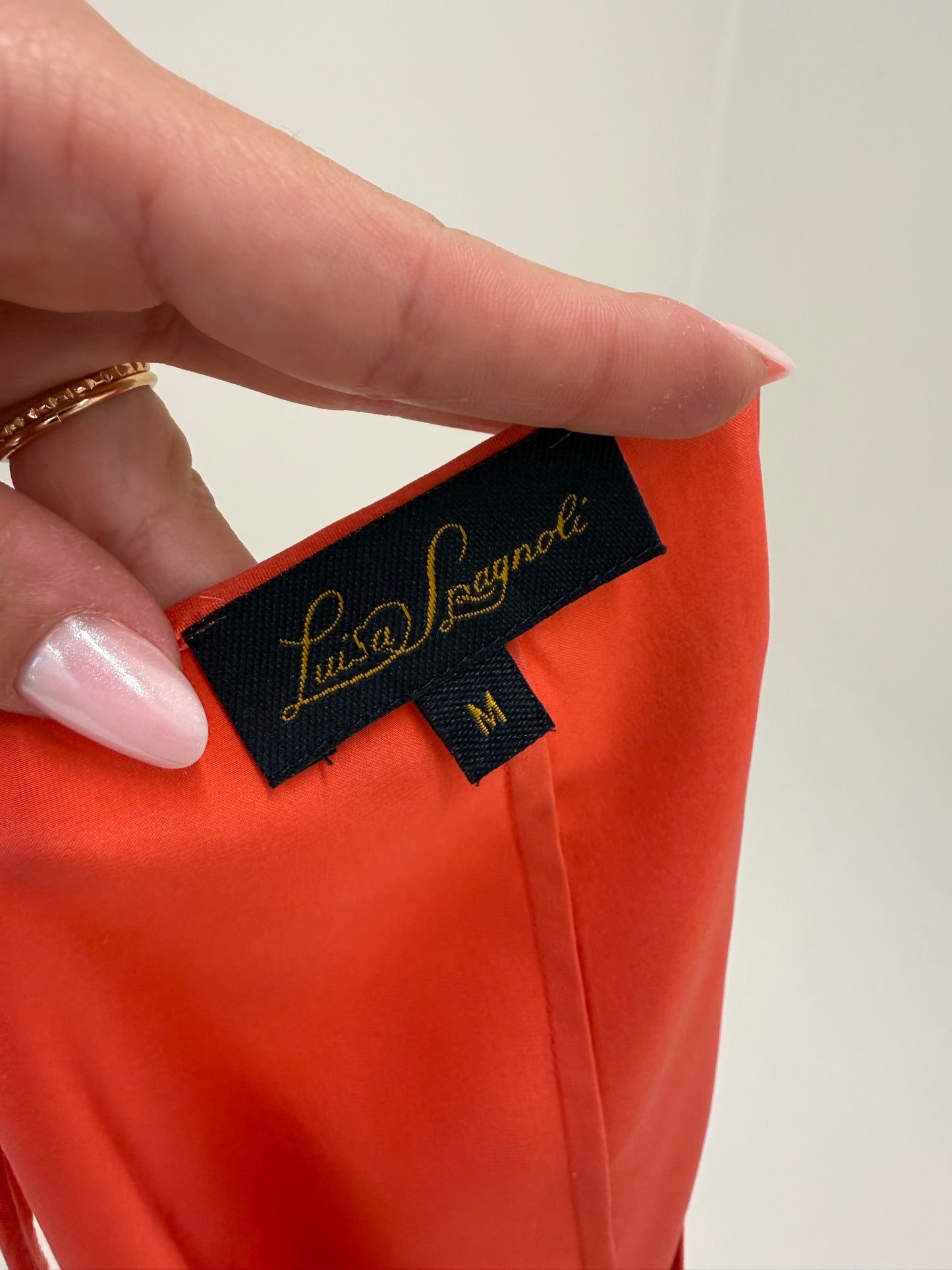 Top luxury Luisa Spagnoli din mătase naturală cu inserții de dantelă chantily