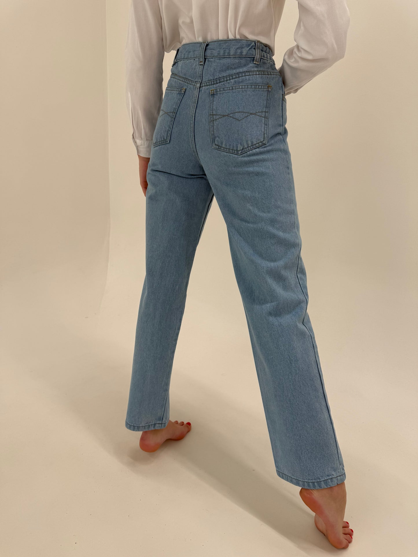 Jeans vintage tall light wash straight leg