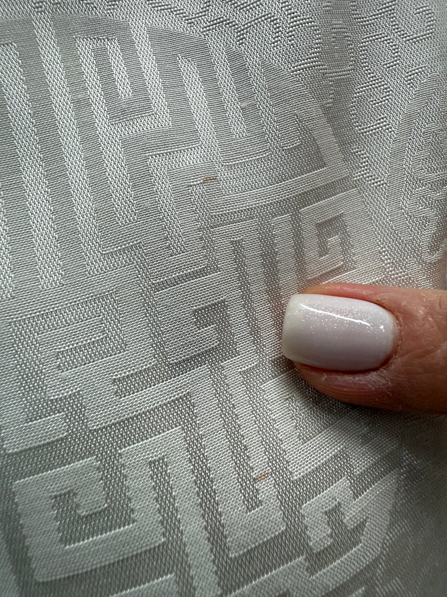 Cămașa/ jacheta butter white cu influențe asiatice din jacquard