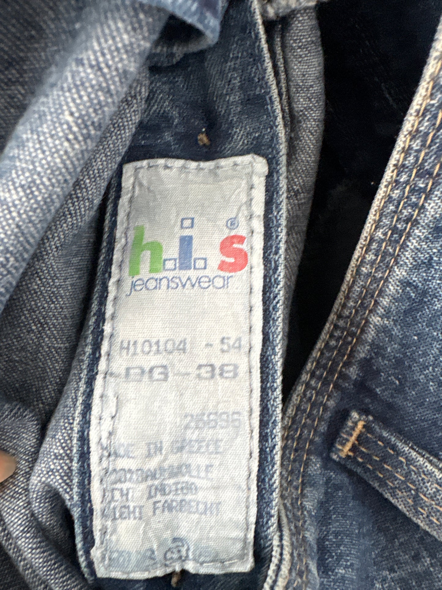 Fustă old vintage din jeans anii 80 extrem de amplă cu talie ultra înaltă