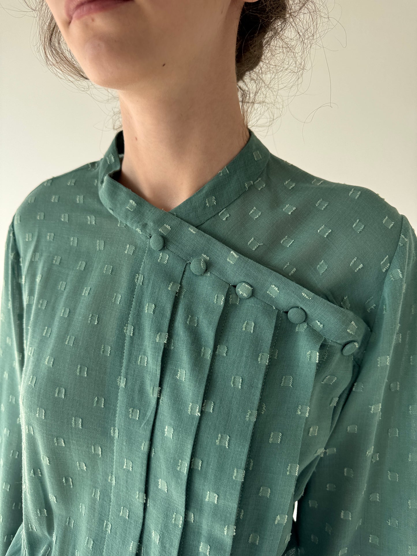 Rochie Old vintage de colecție anii 70 din cea mai fină lana