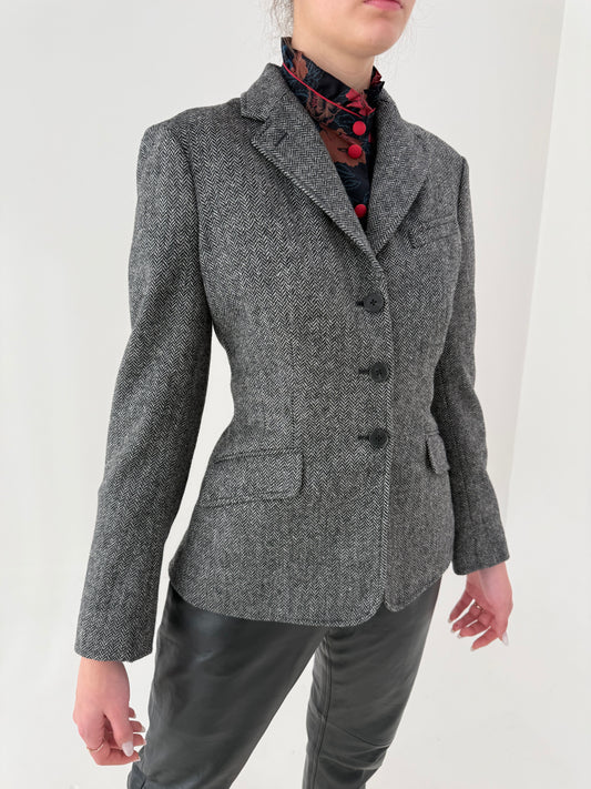 Sacou Ralph Lauren model iconic ‘single breasted herringbone’