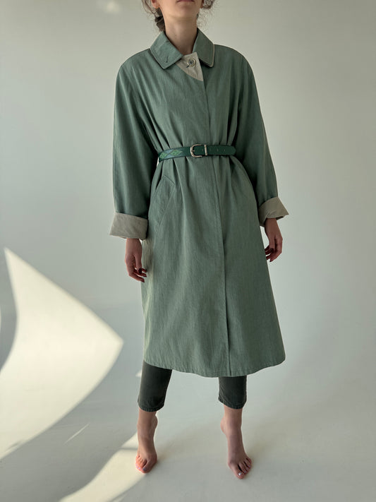 Trench vintage impermeabil ultra ușor cu mâneci reglabile