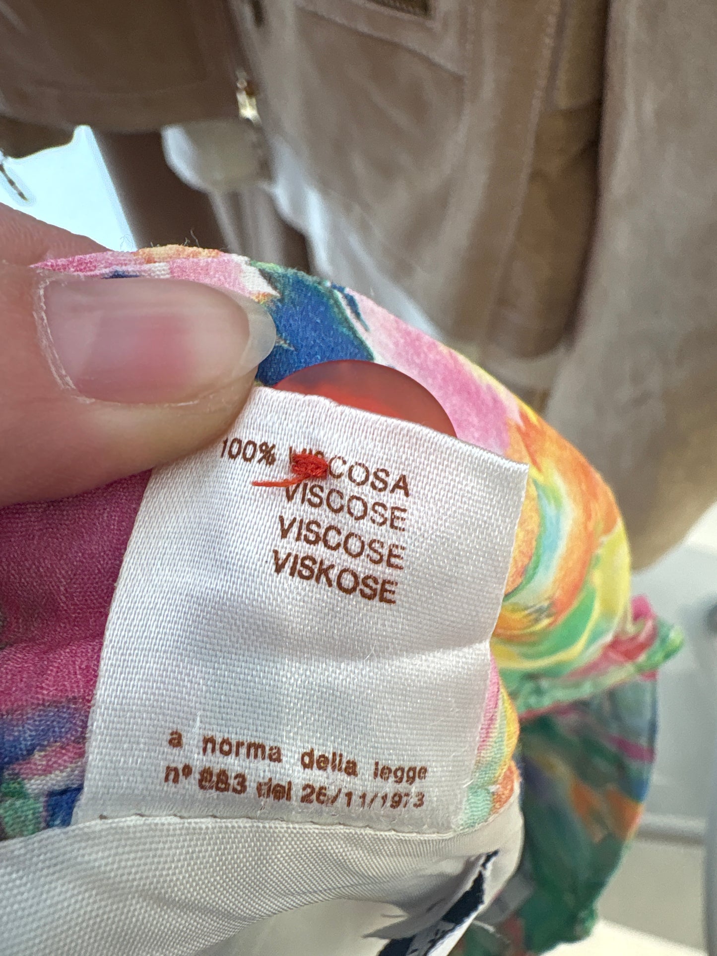 Fusta vintage maxi in culori superbe din material natural no iron
