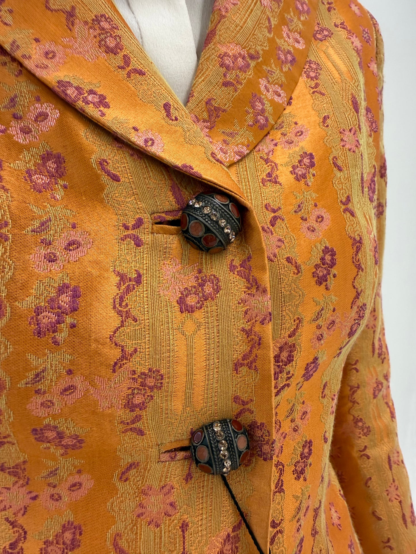 Sacou vintage nou de brand couture italian Gai Mattiolo de colecție
