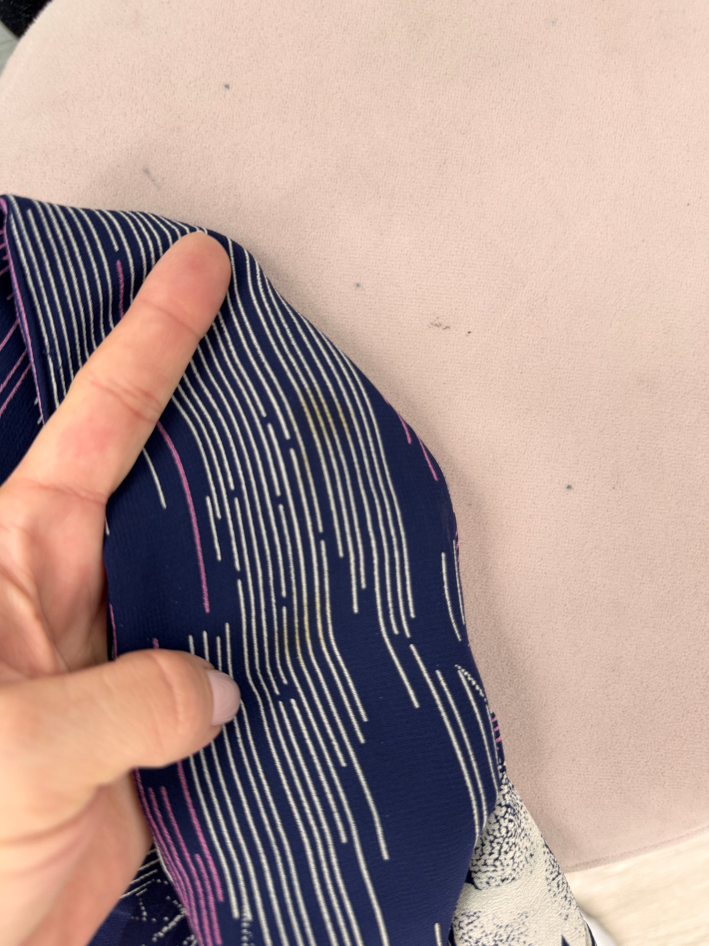 Rochie vintage din mătase naturală cu talie marcată elastică