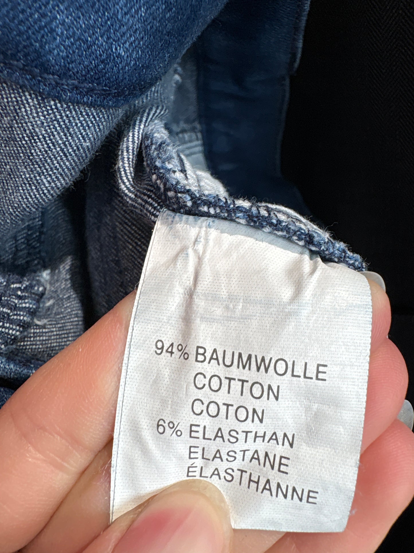 Jeans vintage petite cu talie ultra înaltă classic blue wash modelatori