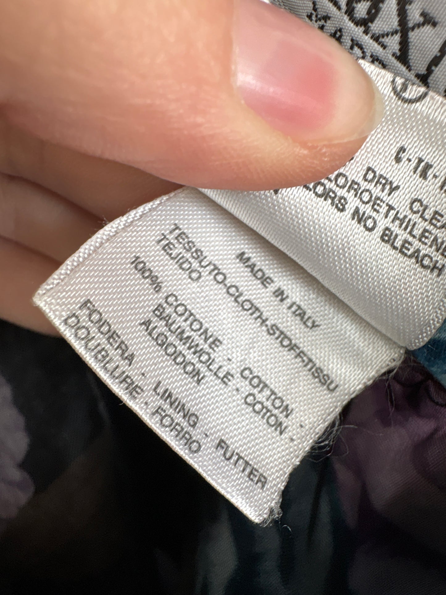 Fustă Max Mara vintage din canvas de bumbac în croi ovoidal