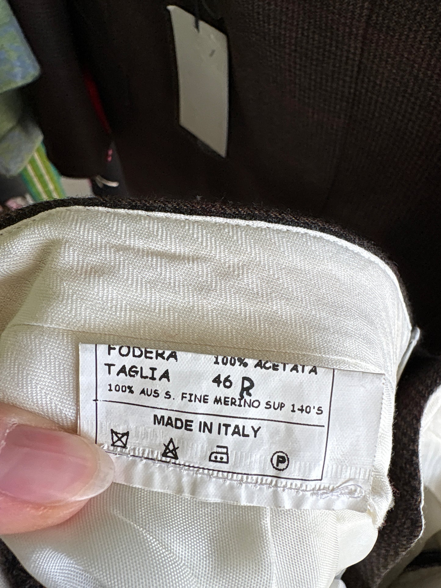 Costum nou luxury italian din stofă high end super 140’s de lana merino