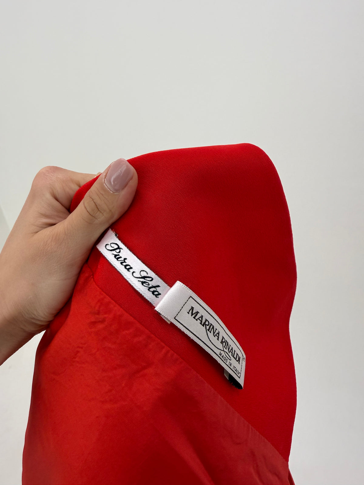 Sacou Marina Rinaldi de brand luxury plus size din stofă de mătase naturală