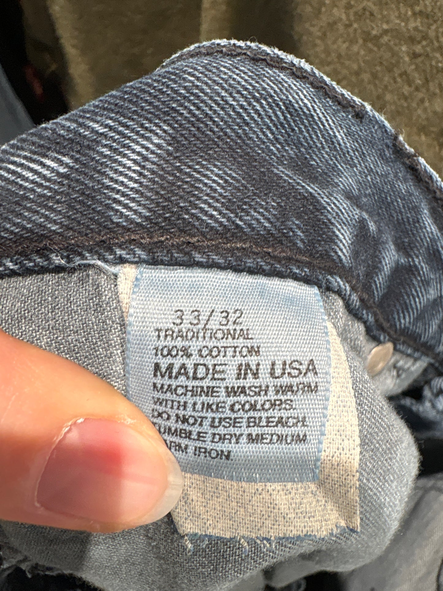 Jeans vintage dark wash tall americani din bumbac gros cu talie ultra înainta