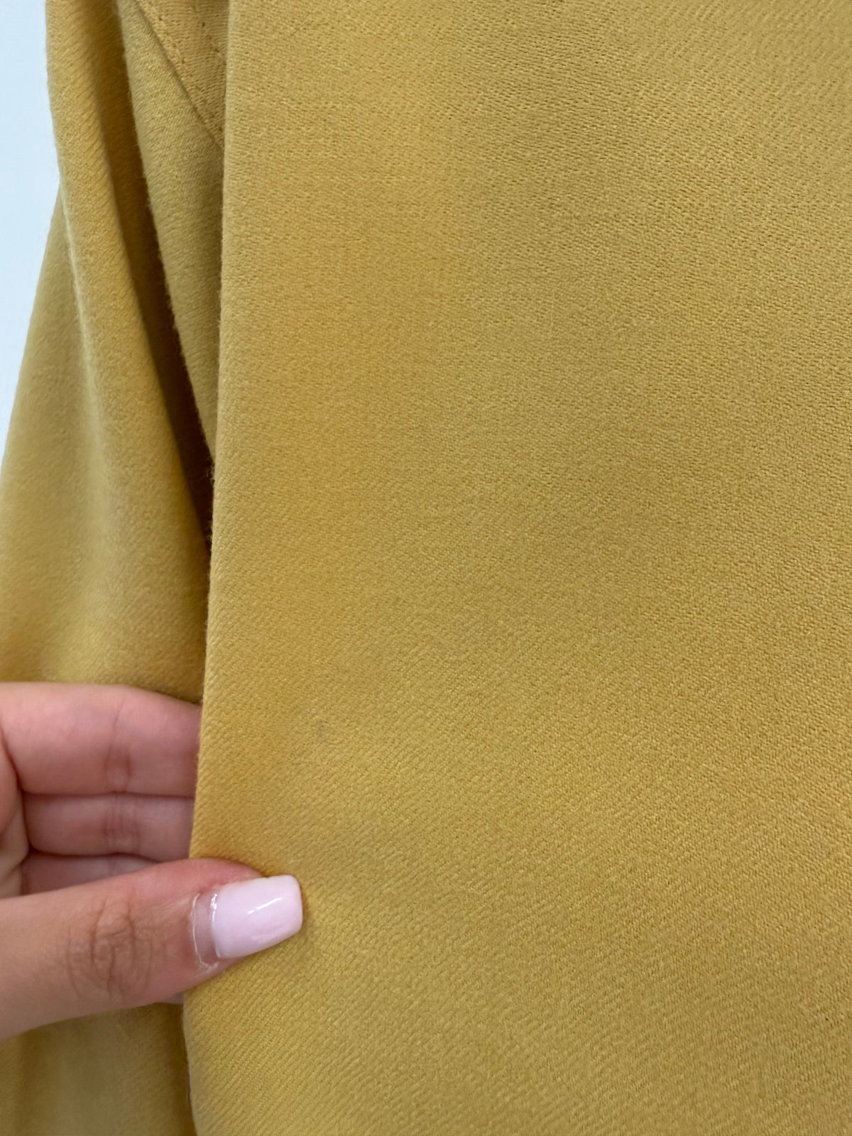 Jacheta vintage butter yellow italiană din lana excepțională extrafina