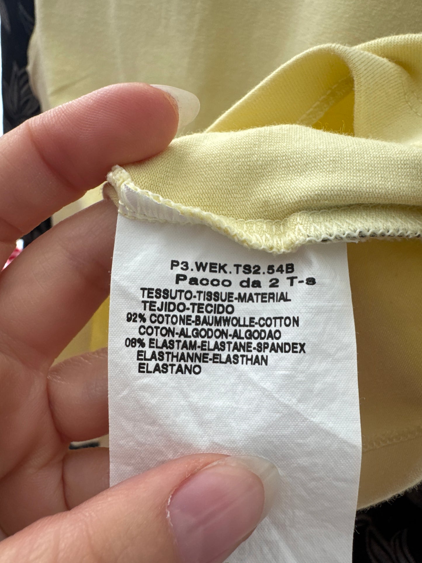Top Max Mara butter yellow din bumbac excepțional