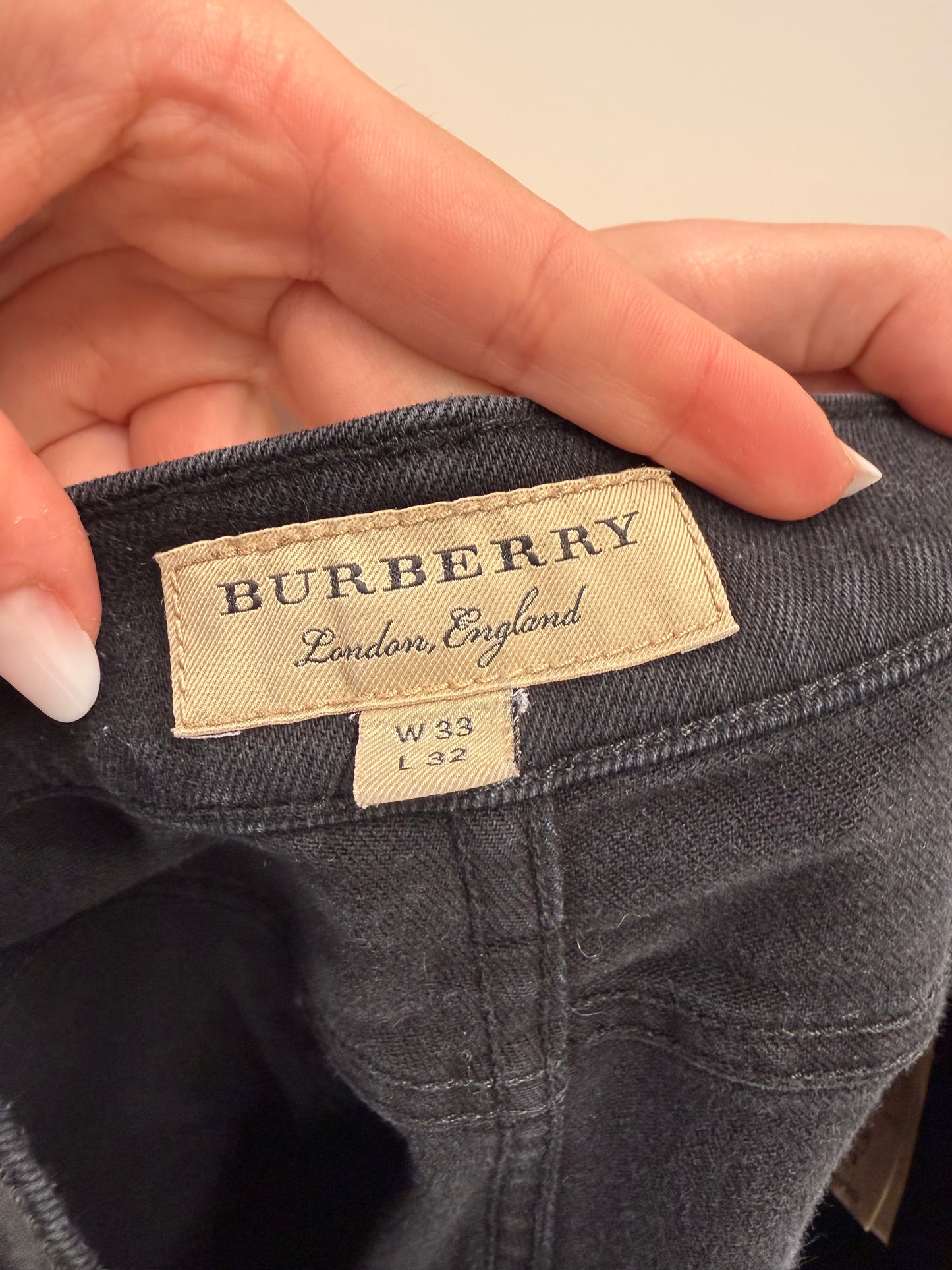 Jeans tall Burberry dark wash modelator