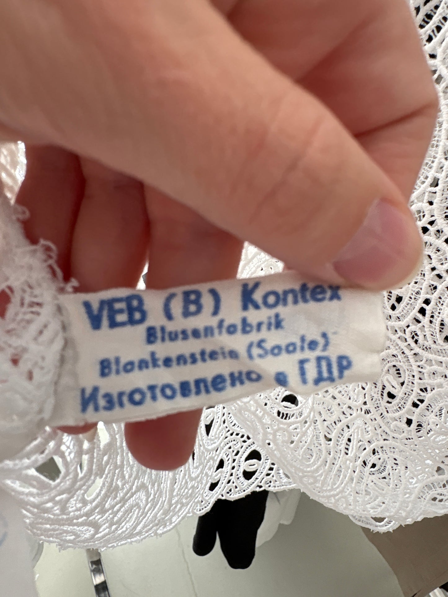 Top vintage din dantelă macrame lucrată manual