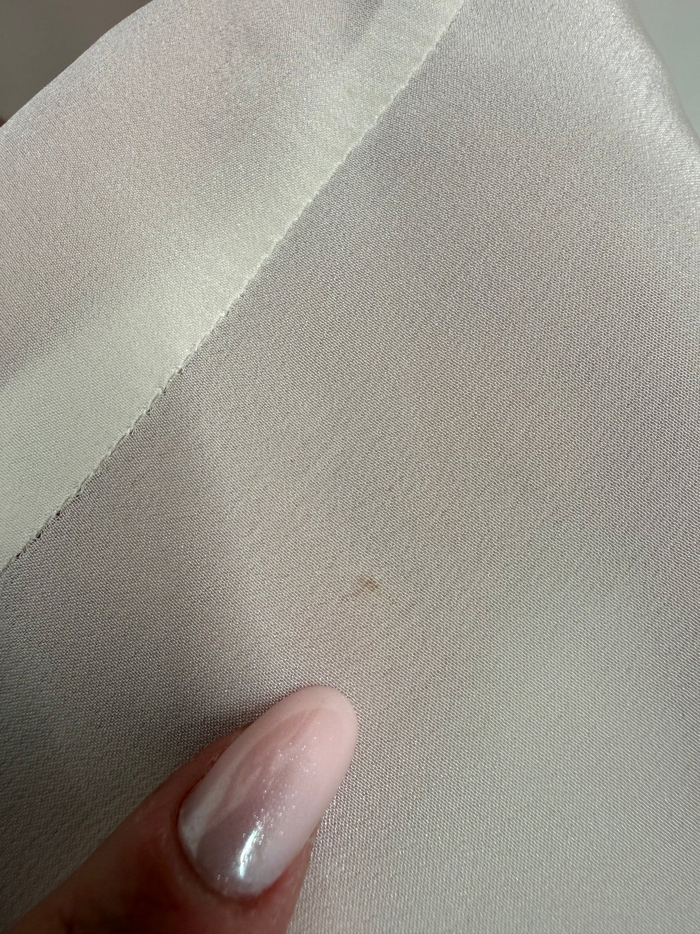 Cămașa cambrata din mătase naturală butter white