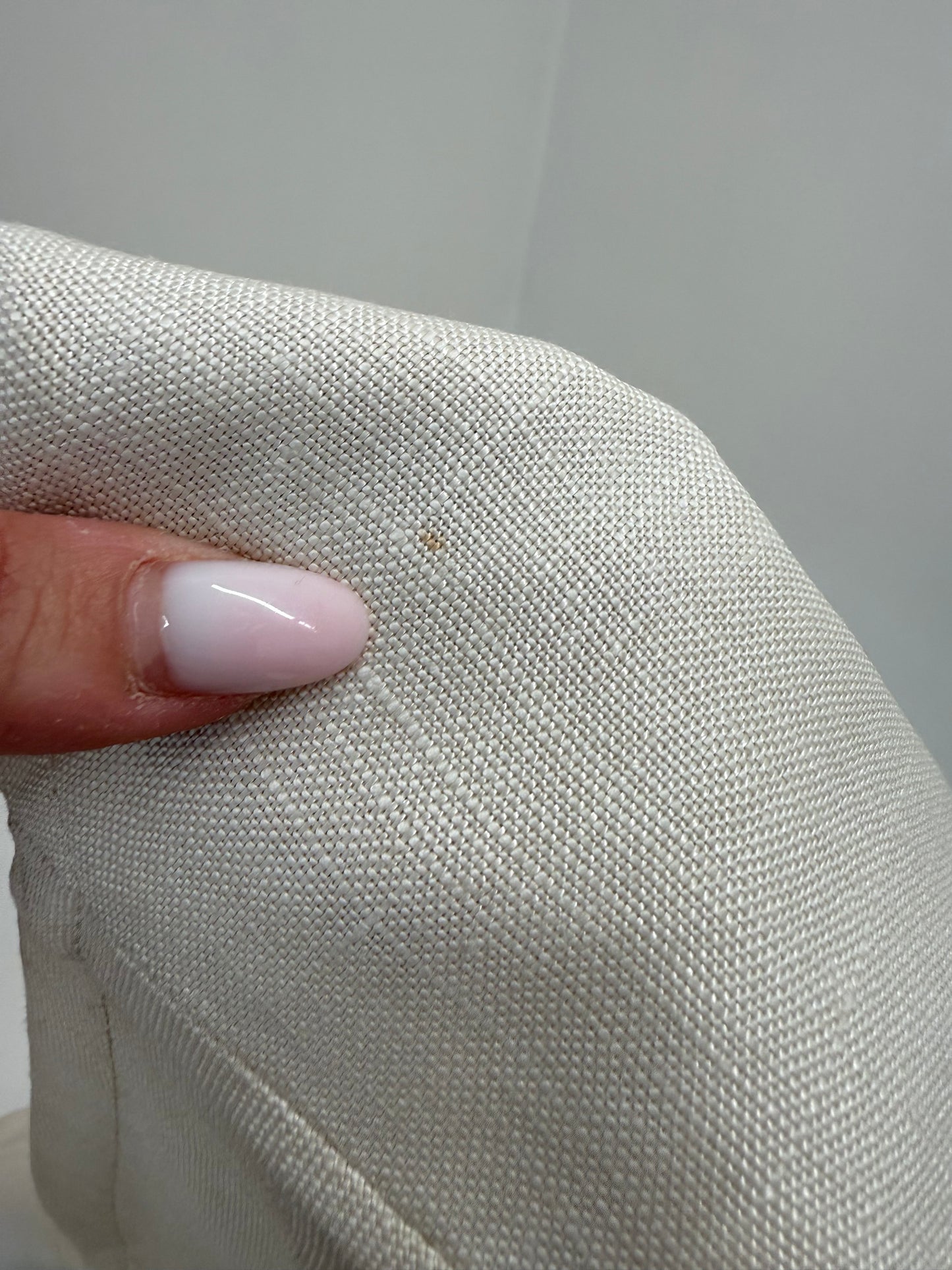 Rochie Old vintage anii 60 de colecție nouă cu eticheta din pânză structurată extrafina de in