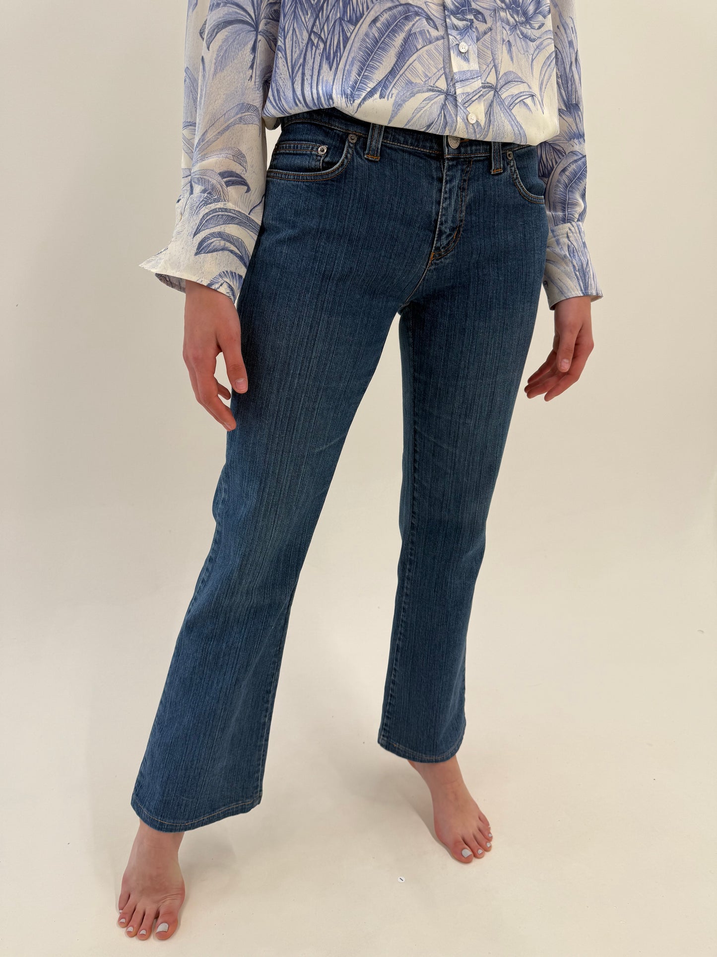 Jeans bootcut luxury Iceberg classic darker wash ultra confort modelatori