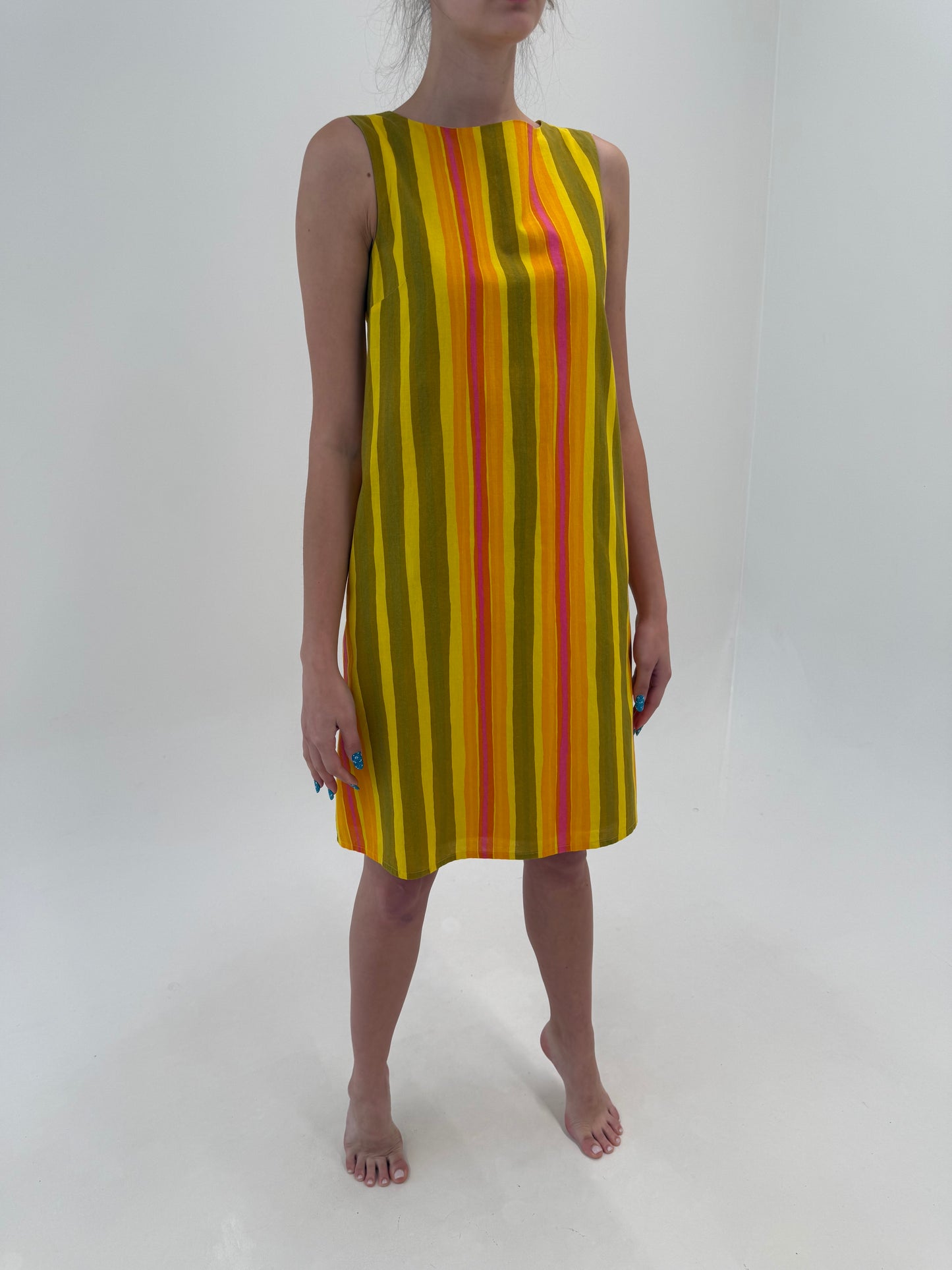 Rochie de brand luxury finlandez Marimekko din cea mai fină panzica de bumbac