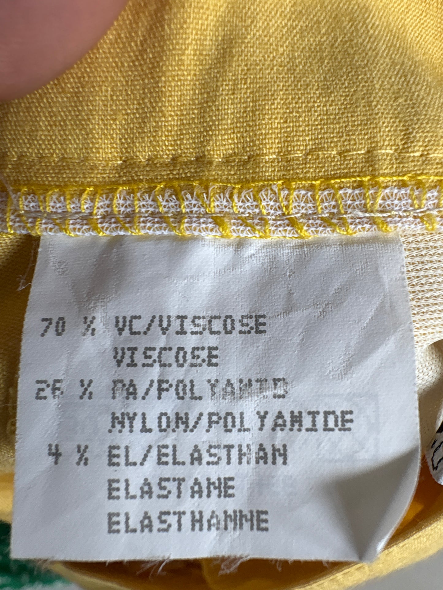Pantaloni vintage de vară butter white din vâscoză cu elastan ultra confort